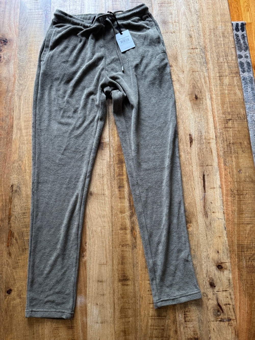 EUROPANN ST Tropez Men's Bart Pantalon Eponge Khaki joggers Pants NWT